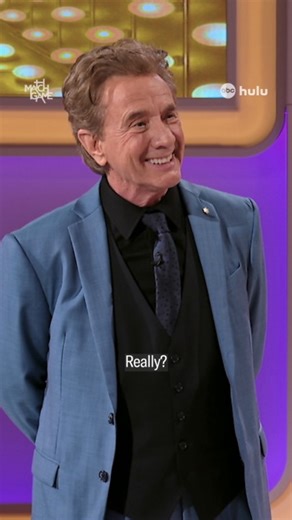 Watch Marty rock the vest look tonight on the season premiere of #MatchGame at 9/8c on ABC! 🤩 Stream on Hulu. | Match Game on ABC