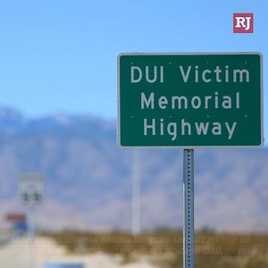 1.7K views · 23 reactions | About 35 Las Vegas law enforcement officers came together Thursday morning to dedicate state Route 157 to DUI victims from Southern Nevada — an initiative they believe to be the first of its kind in the U.S. Read more: https://bit.ly/2B15S58 : Le'Andre Fox/Review-Journal | Las Vegas Review-Journal | Facebook