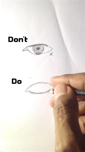 How to draw realistic Eye 👁️ easily #art