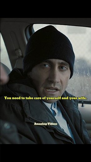 You need to take care of yourself and your wife. #prisoners #hughjackman #jakegyllenhaal #movie