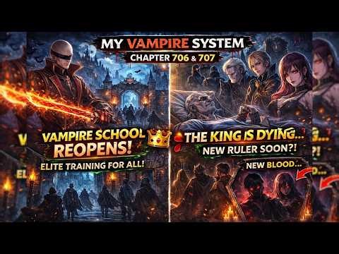 My Vampire System 706–707 | Vampire School Reopens?! The King Is Dying… 👑🩸