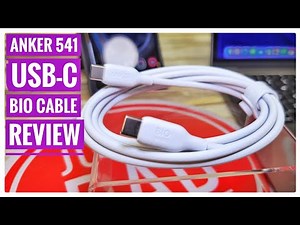 Review Anker 543 USB-C to USB-C 100W Cable Bio Based Apple MacBook iPad & Samsung Phones Charging