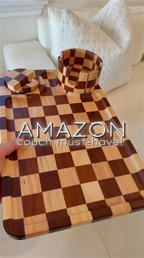 Checkered Couch Must-Have Arm Rest!