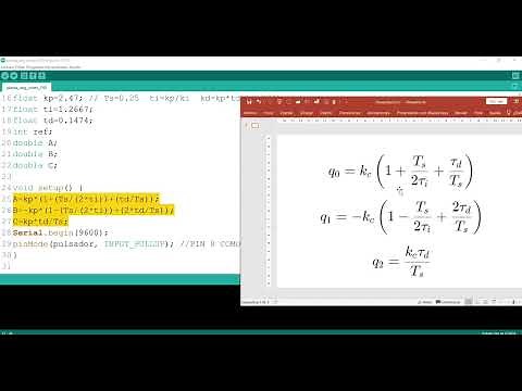 PI y PID discreto en Arduino