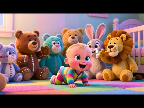 Learning Fun With Baby 🧸🎶 Fun Educational Song for Kids | ABCs, Numbers & Colors