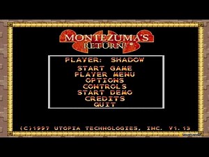 Montezuma's Return gameplay (PC Game, 1997)