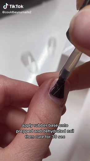 How to Apply Gel X Extensions with Rubber Base Gel