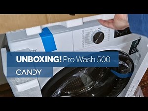 UNBOXING & FIRST WASH: Candy ProWash 500 washing machine!