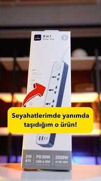 A Type C power strip that can power anything! Wiwu Power Strip 8 in 1