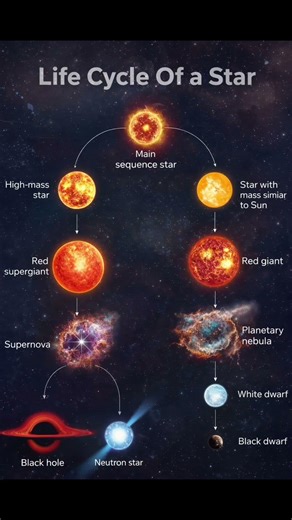 Lifecycle of a Star. #science #space #universe #physics #stars