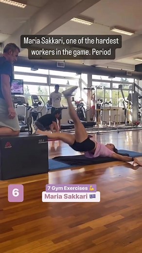 Maria Sakkari Off-Season Training with Former Olympian