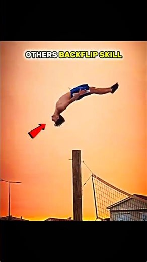 Normal flip vs Master of backflip