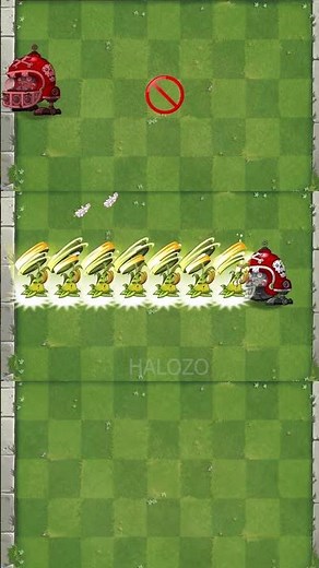 PvZ 2 Plant Instant Power - Missile Toe Plants & Other Plant Vs Mecha Zombie 25K HP #shorts