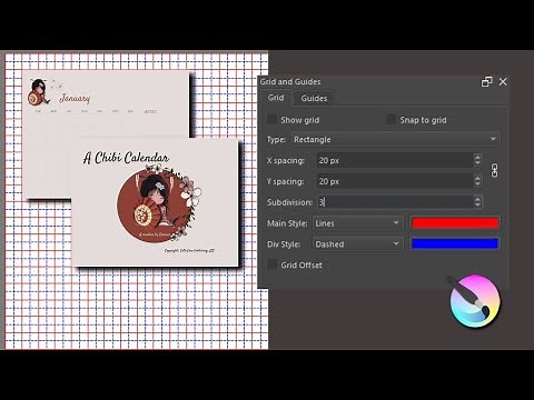 KRITA 5.1.5 - CUSTOMIZING THE GRID TO YOUR NEEDS