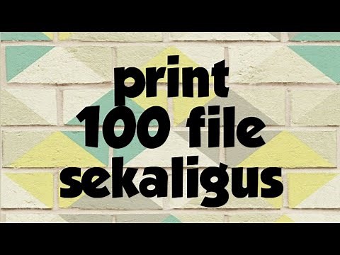 How to print multiple PDF files at once
