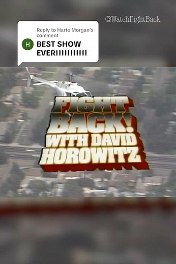 🥊 Watch full episodes of Fight Back! With David Horowitz on YouTube every Saturday night at 7:30 PM Pacific / 9:30 PM Central / 10:30 PM Eastern. Link in bio. | Watch Fight Back