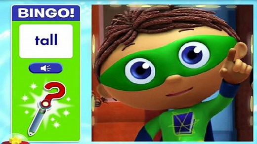 Super Why - Reading Power Bingo! - Super Why Games - PBS Kids