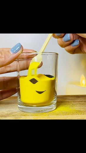 Make Wink Face in the Glass. #sandart #glasssandart #diycrafts #artandcraft #wink #artidea #artwork #faceart | Glass Sand Art.co