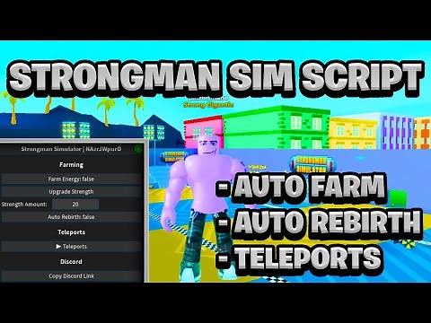 [OP NEW] Strongman Simulator Keyless Script Pastebin - (ROBLOX) *Auto Farm* Exploit