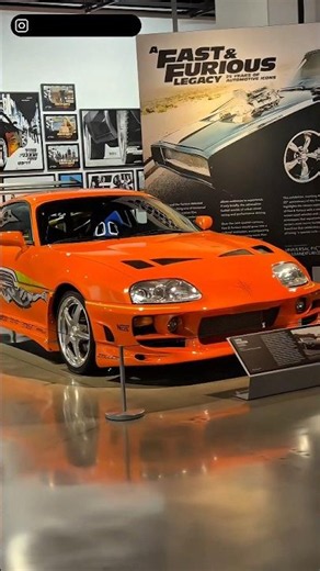 The Brian's "10 second car" 🧡 The fast and the furious Supra mk4
