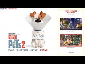 The Secret Life of Pets 2 (2019) Blu-ray™ Disc | Main Menu | Menu Walkthrough