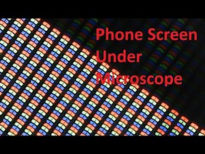 How Do Pixels Of Phone Screen Look Like Under Microscope