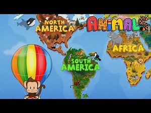 Monkey Preschool Animals: North America, Africa, and South America