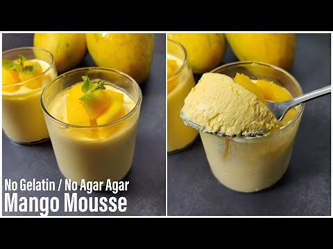 Mango Mousse | Only 3 Ingredient Mango Mousse Recipe In 15 Minutes | No Gelatin |Best Bites