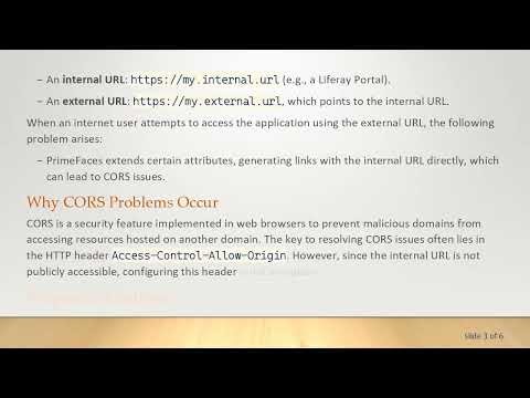 Addressing CORS Issues in a PrimeFaces Environment with WAFs: A Comprehensive Solution