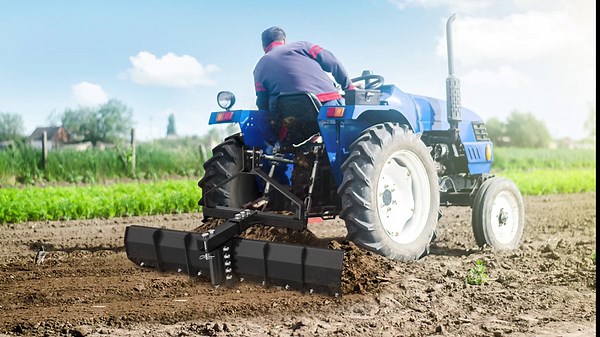 Heavy Duty Steel Scraper Fit for Tractor CAT 0 & CAT 1，3 Point Rear Grading Blade，52 inch Width