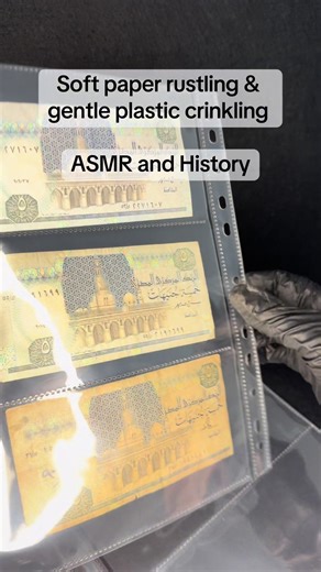 These are older Egyptian Pound banknotes issued by the Central Bank of Egypt. The designs are inspired by ancient Egyptian culture, showing pharaonic figures, reliefs, and scenes of daily life in ancient times. The Egyptian Pound is still Egypt’s official currency today, but these specific designs come from older series and are no longer printed. Over time, they were replaced by newer banknotes with updated security features. While these notes have little monetary value today, they offer a fasci