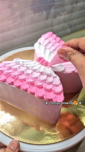 pink betterfly cake 🦋💖💫##cake #shorts #trending #viral #viralvideo