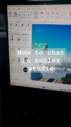 How to chat in roblox studio