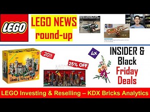 LEGO Insider Weekend and Black Friday Deals - 14 Sets 20%+ Sale & 8 Sets 4x Points! | AND LEGO NEWS!