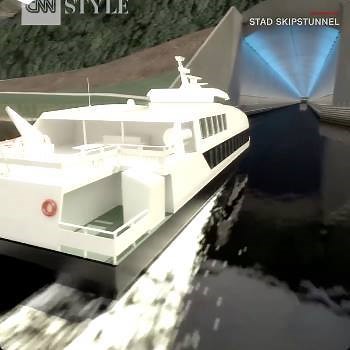 Norway is building the world's first ship tunnel by smashing through a solid rock peninsula http://cnn.it/2EfEyjI | CNN International
