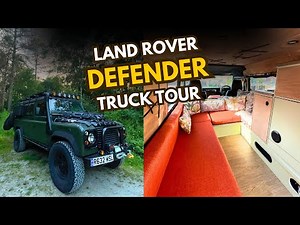 Land Rover Defender Camper Full Truck Tour | Our Ultimate Overlanding Camper.