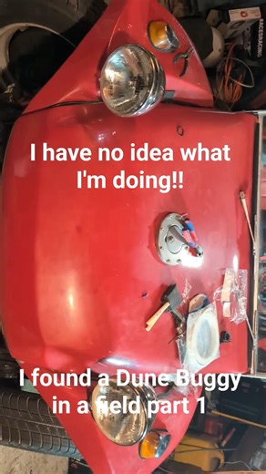 I have no idea what I'm doing. Field found '63 dune buggy. #dunebuggy #volkswagen #classiccars