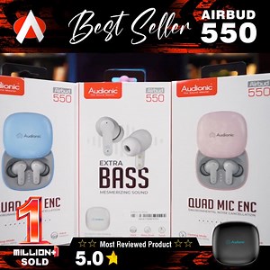 7.1K views · 6.6K reactions | Airbud 550 - Premium Slide design Earbuds. Customers' Top Choice, Million+ Sold. Get the Most Reviewed 5.0 Rating Earbuds Now! #Audionic #Airbud550 | Audionic - The Sound Master | Facebook