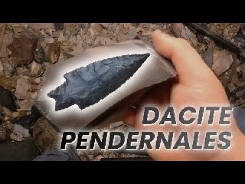 Flint Knappimg Dacite Pendernales Point