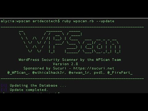 Installation of WPScan on Linux