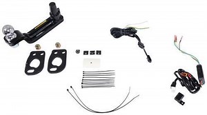 2022 Subaru Crosstrek Towing Kit w/ Ball Mount and Trailer Wiring for Stealth Hitches Hidden Rack Re