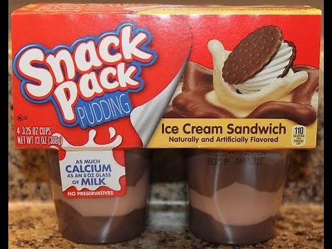Snack Pack: Ice Cream Sandwich Pudding Food Review