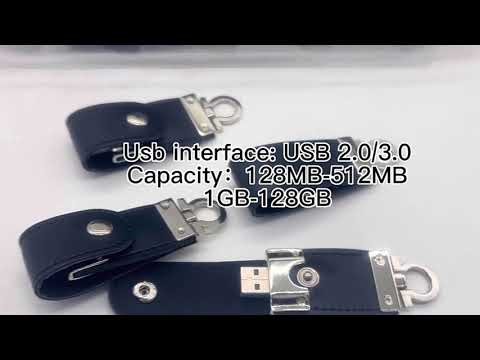 Custom Leather USB Drives with Logo | Premium Corporate Gift Solution