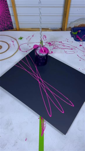 106K views · 1.4K reactions | What will it look like? #DIYArt #ArtMeetsScience #pendulumpainting | Jake Boldt | Facebook