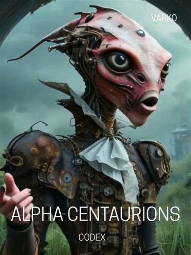 ALPHA CENTAURIONS Codex Interview - VARKO #scificomedy #aiart #alienworld