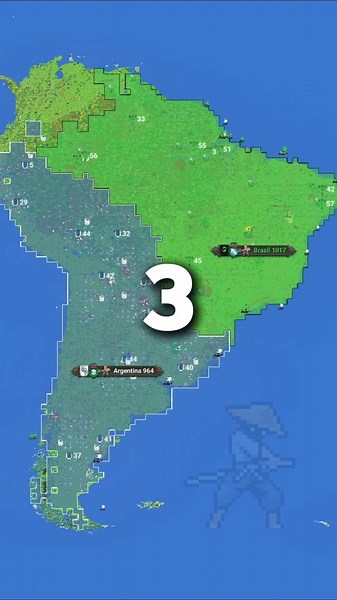 BRAZIL vs ARGENTINA - WorldBox