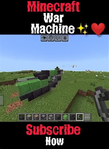 Minecraft War Machine ❤️✨#minecraft #gaming #short #viral