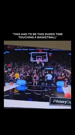 Zeokxa on Instagram: "The video shows a U.S. Air Force airman in uniform taking part in a halftime layup contest during a San Antonio Spurs vs. Los Angeles Lakers game on December 13, 2023. As the crowd watches, he struggles to dribble the ball and badly misses every attempt, including one clear airball and several shots that do not even hit the rim. He also slips and falls during the attempt. The clip is often shared with sarcastic commentary such as, “Y’all check my dog out… that boy hooping, 
