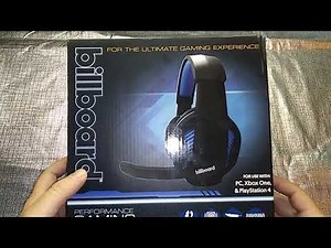 UNBOXING: Billboard Performance Gaming Headset.