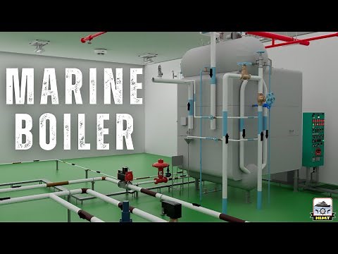 D-Type Auxiliary Boiler | Parts & Functions | 3D Animated Explanation | HIMT